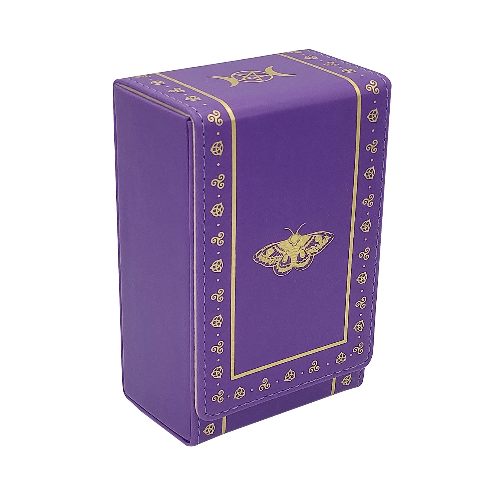 Premium Leather Tarot Card Holder Case for Standard Size Tarot Cards (2.75