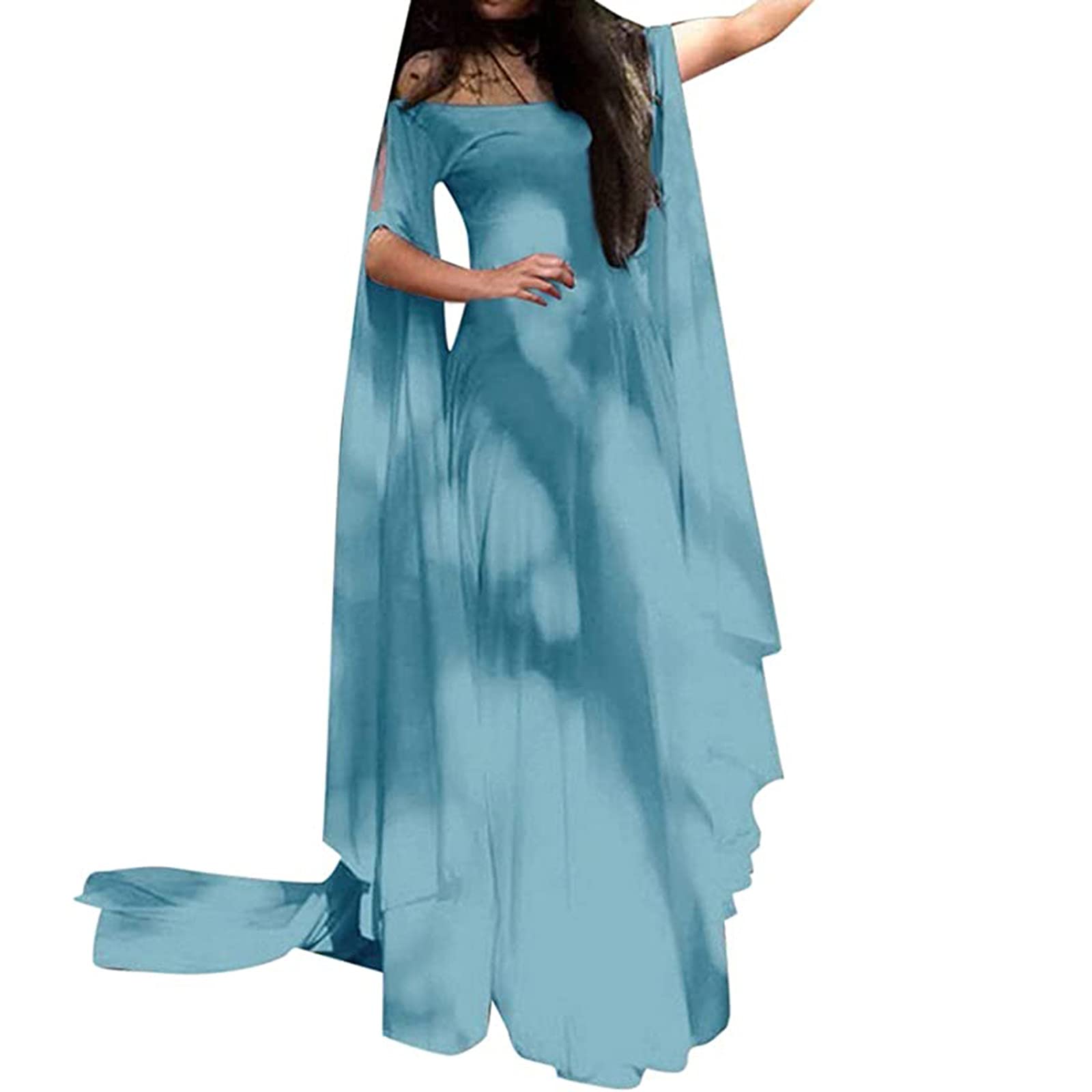 Greek Roman Goddess Costume for Women - Plus Size Renaissance Medieval Dress, Gothic Retro Maxi Cosplay Outfit | Perfect for Halloween, Cosplay Events, Themed Parties & Renaissance Fairs