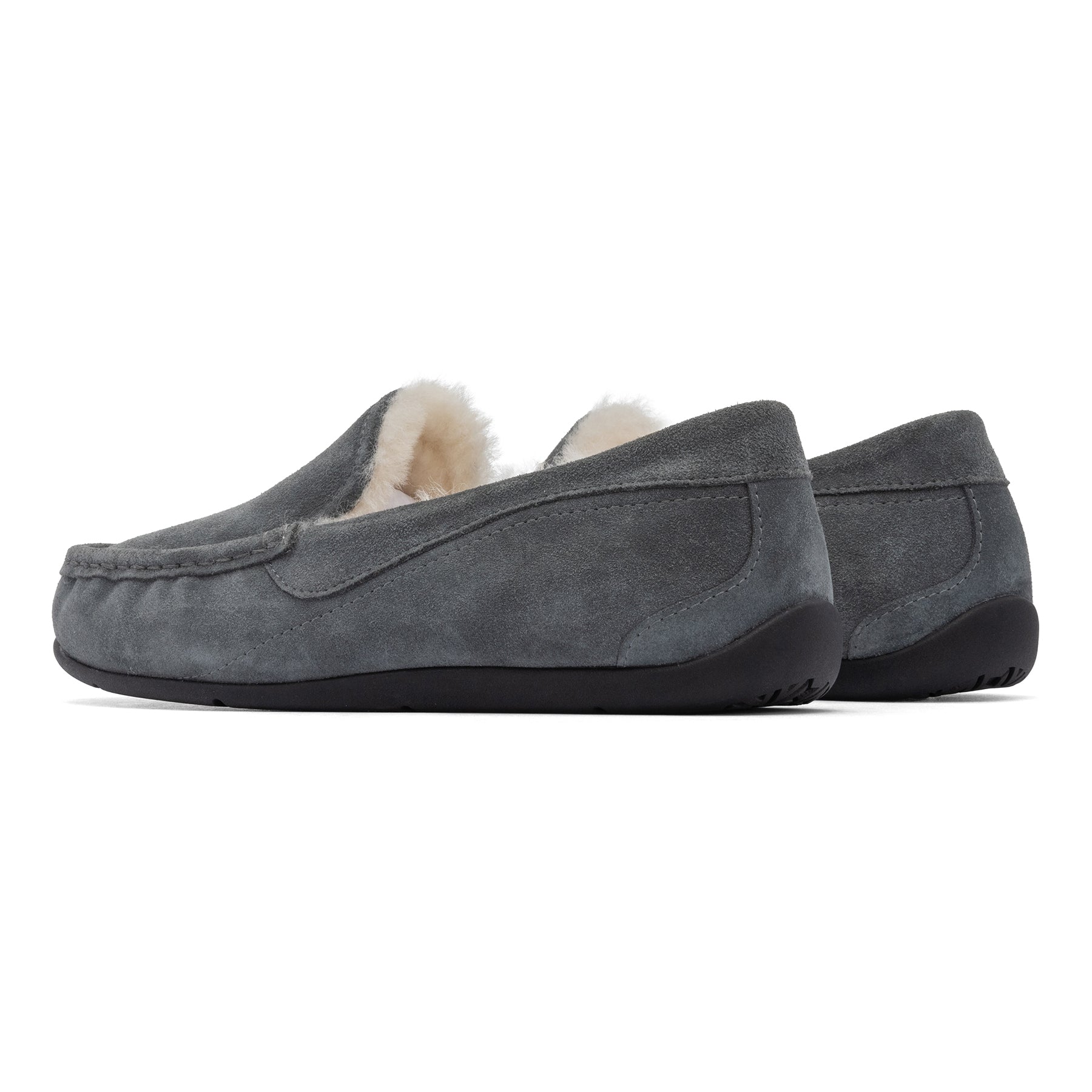 Abeo Amble Comfortable Grey Slippers for Men & Women - Cozy Indoor & Outdoor House Shoes for Relaxation & Lounging