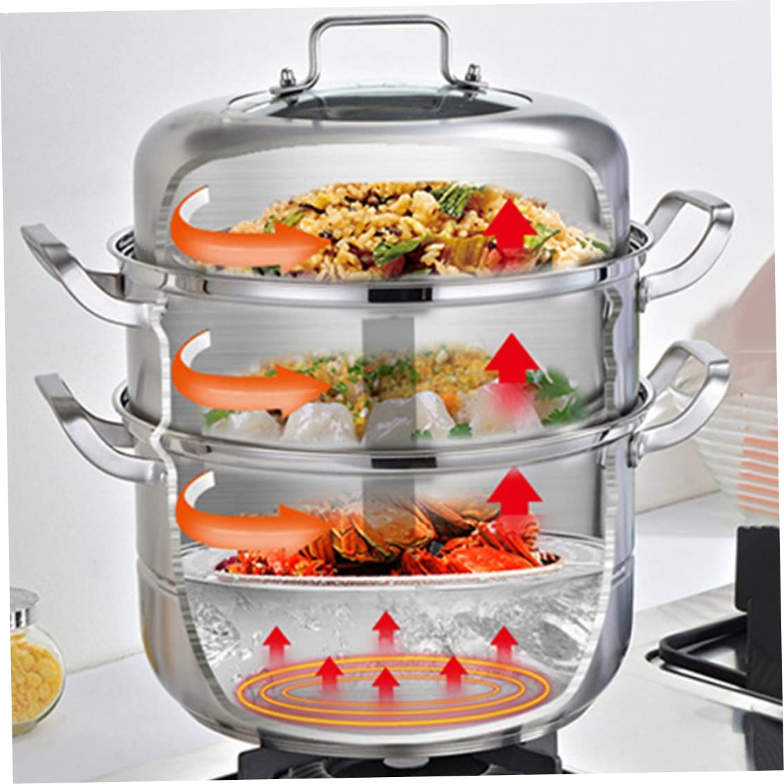 Stainless Steel Pressure Canner Rack - 2 Pack 36cm Round Canning Rack & Steaming Tray for Pressure Cooking, Canning, Baking & Toast Making - Perfect for Home Canning, Food Preservation & Kitchen Use