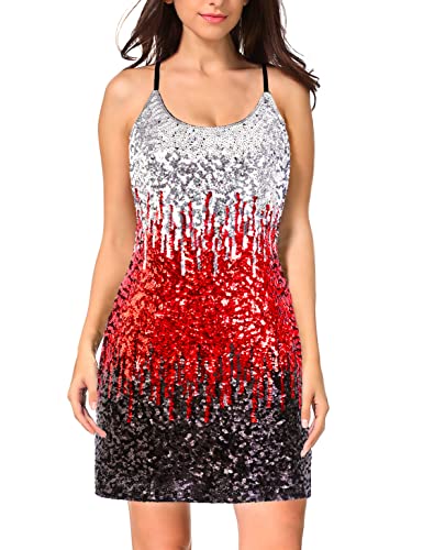 Silver / Red / Black