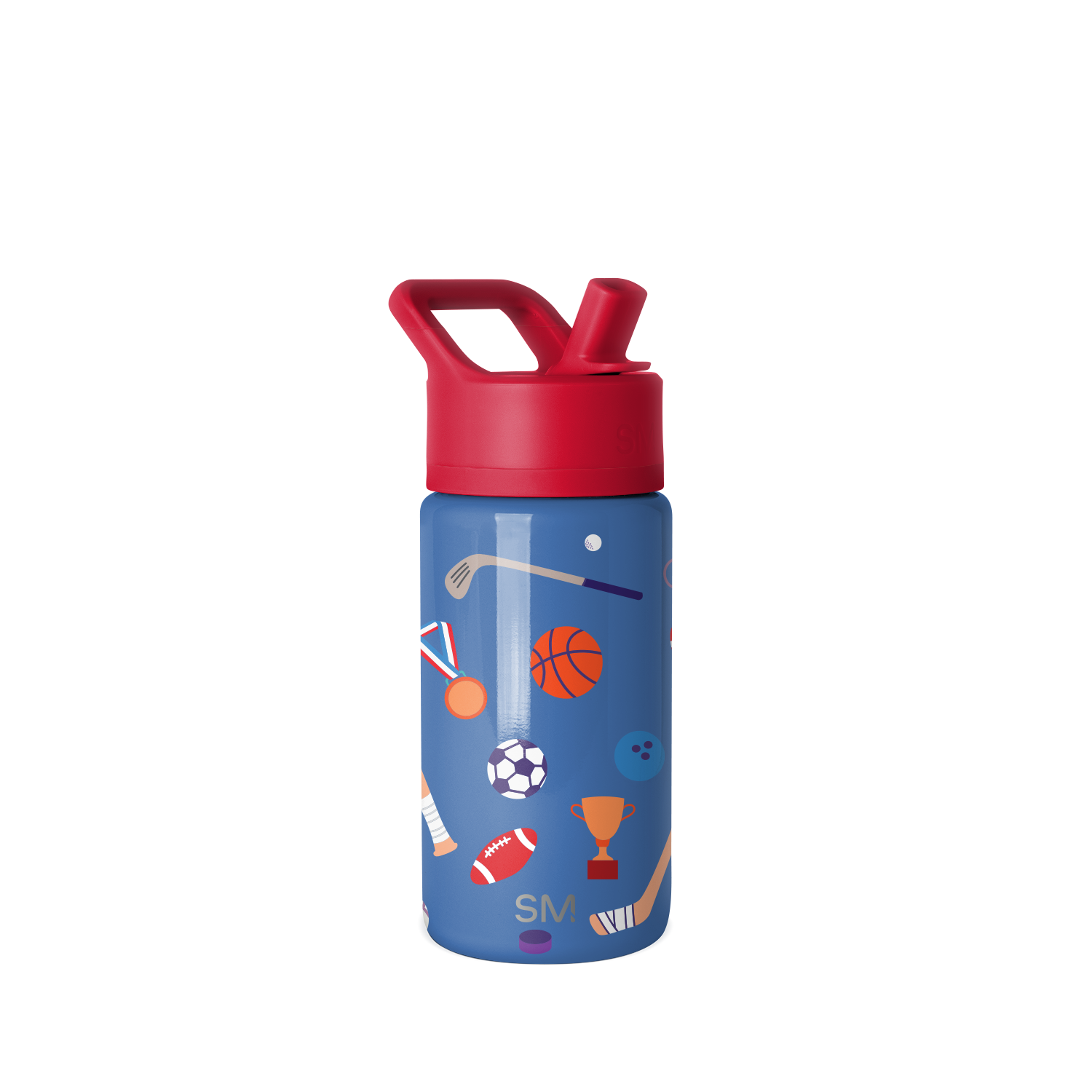 Summit Kids Water Bottle with Straw Lid - BPA Free, Leak Proof Stainless Steel Insulated Bottle for School, Sports & Outdoor Activities