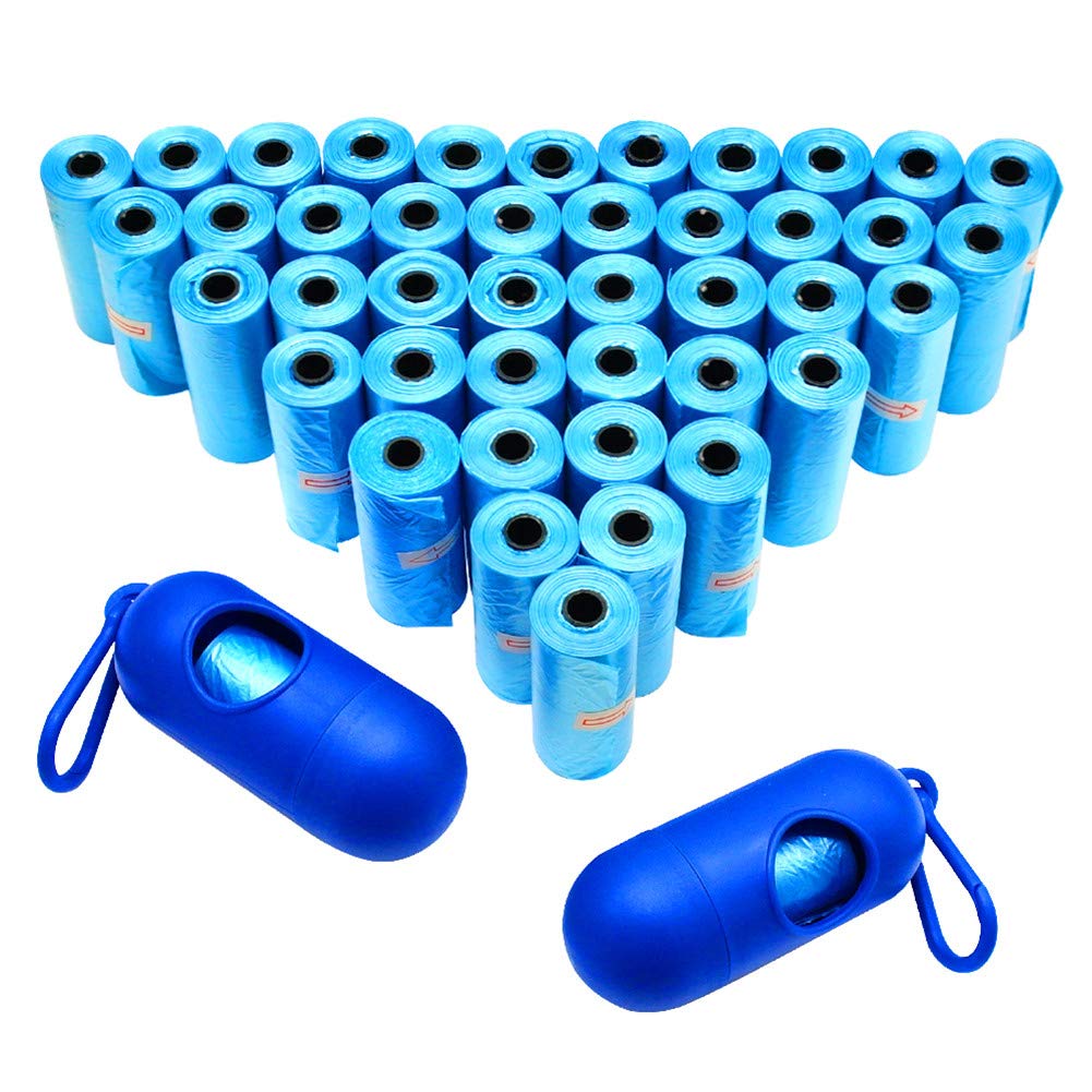 SOCHII 12/42 Rolls Dog Waste Bags Refills - Bulk Pet Poop Bags with Dispenser & Leash Clip, Eco-Friendly Dog Poop Bags for Clean Up, Walking, Hiking, Park & Backyard Use