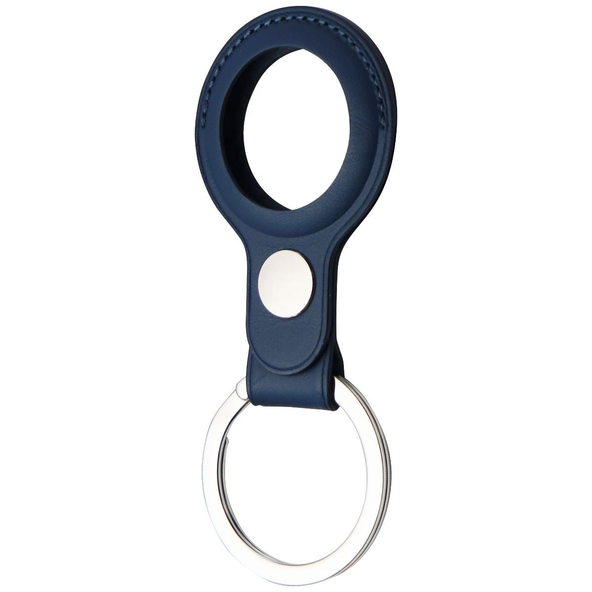 Apple AirTag Leather Key Ring - Baltic Blue (MHJ23ZM/A) | Premium Leather Keychain for AirTag | Perfect for Keys, Bags & Travel Accessories