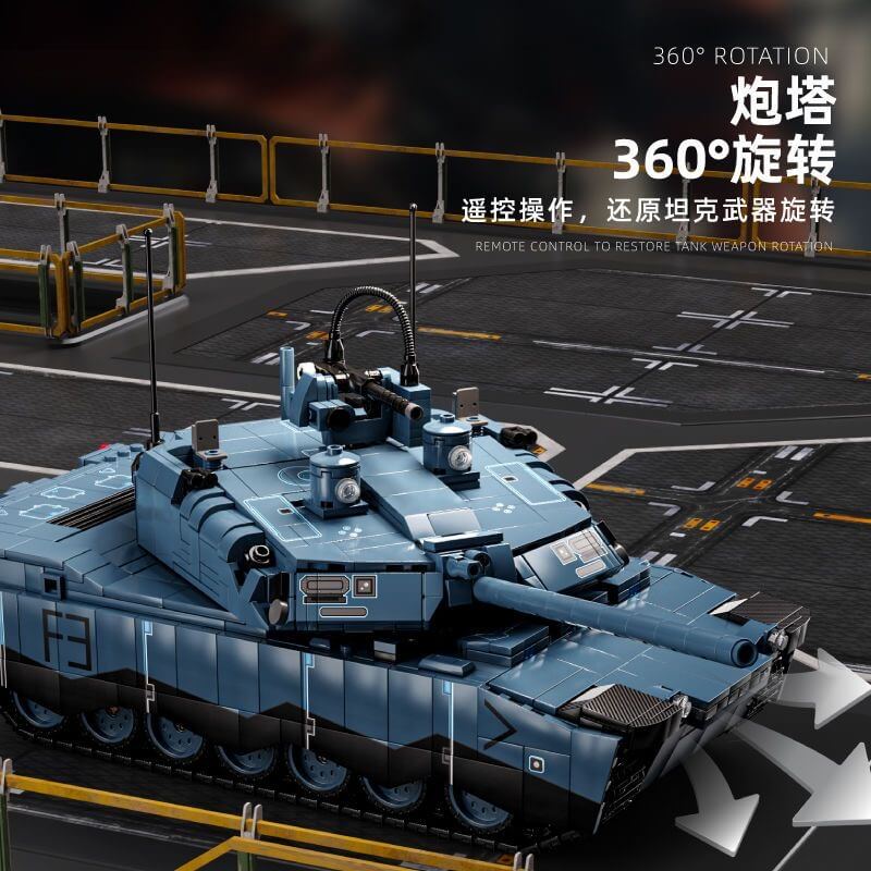 12GO 96005 ABRAS X 1:16 Scale RC Tank - High Speed Remote Control Military Vehicle Toy with Realistic Design & Sound Effects | Perfect for Outdoor Play, Collectors & Battle Simulation Games