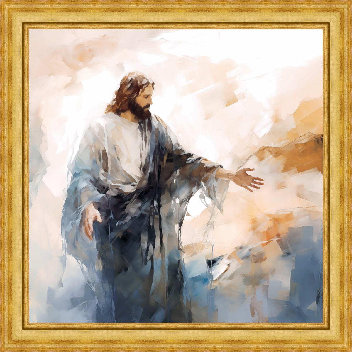 Come Unto Me Large Wall Art - Inspirational Christian Home Decor for Living Room, Bedroom & Office - Perfect for Gifts & Spiritual Spaces