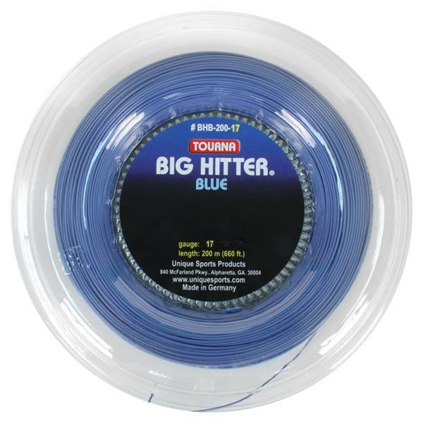 Big Hitter Blue 17G Tennis String - High Performance Polyester String for Power & Control | Perfect for Competitive Players & Tournament Play