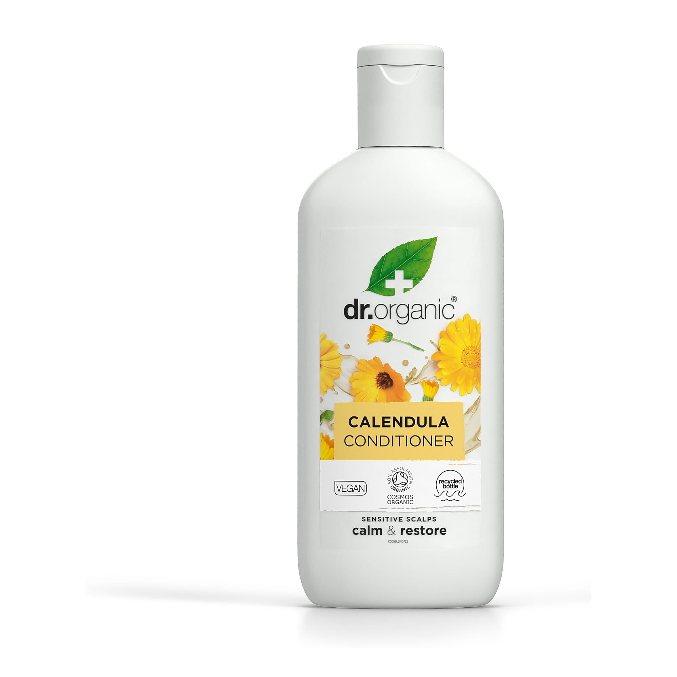 Dr Organic Calendula Conditioner for Dry & Damaged Hair - Natural & Vegan Hair Care for Hydration & Repair | Perfect for Daily Use & Post-Color Treatment