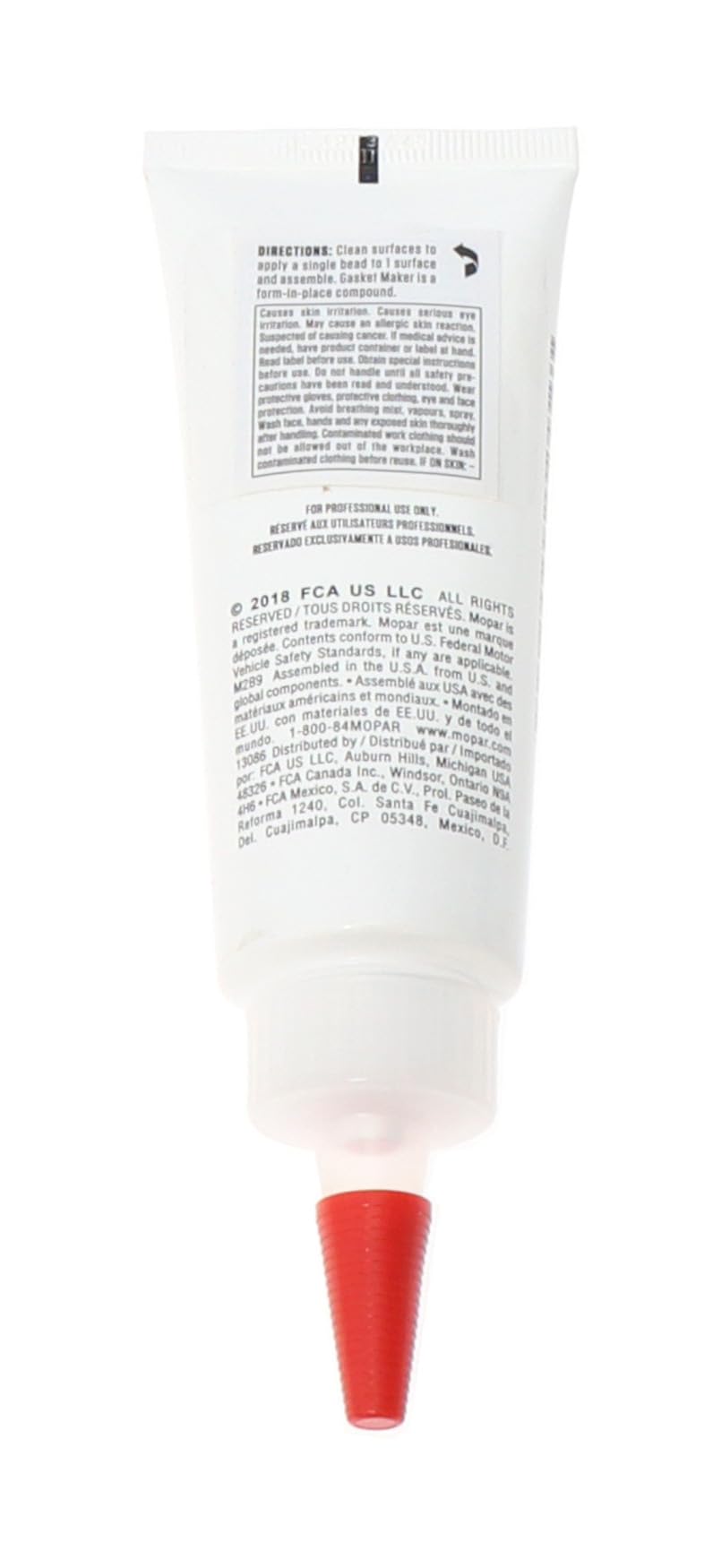 Chrysler Genuine 4318083 Gasket Maker Sealant - 50ml High-Temperature Engine Repair Tube for Automotive, Marine & Industrial Use