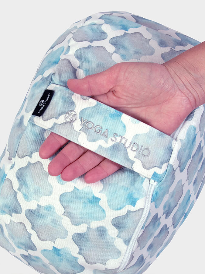 Premium Large Yoga Meditation Cushion - Zafu Bolster for Yoga Studio, Home Practice & Zen Meditation - Ergonomic Support for Cross-Legged Sitting & Mindfulness Sessions