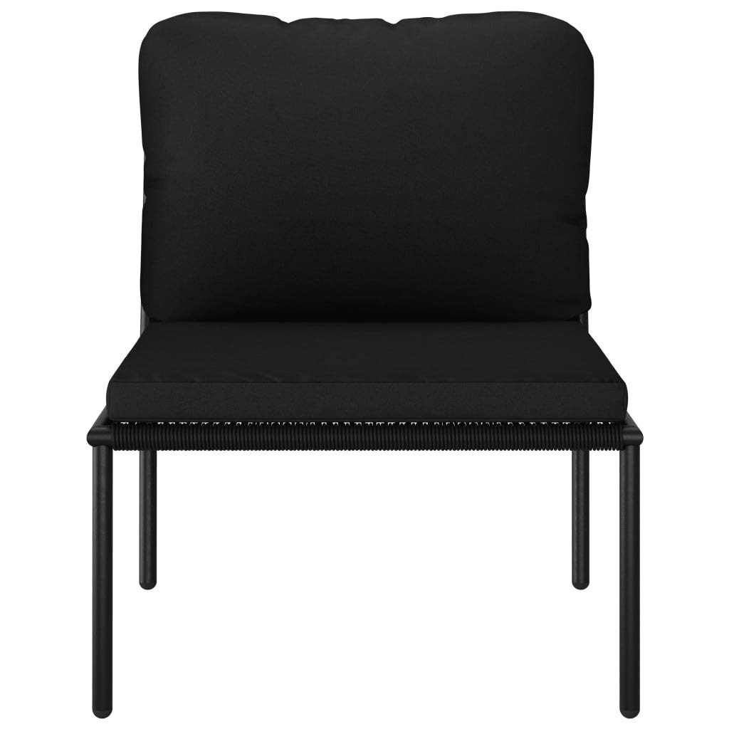 3-Piece Outdoor Patio Furniture Set - Steel Frame Conversation Sofa Lounge Set with Cushions for Backyard, Porch, Garden, Poolside & Balcony - Perfect for Relaxing, Entertaining & Outdoor Gatherings