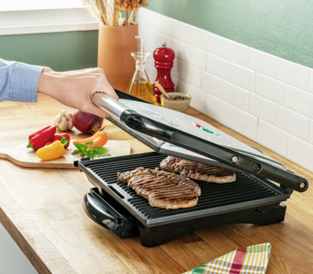 Tefal Inicio 2000W Electric Indoor Grill - Non-Stick BBQ Grill Pan for Healthy Cooking, Perfect for Steak, Chicken, and Vegetables - Ideal for Home Kitchen, Dorm, or Small Apartments