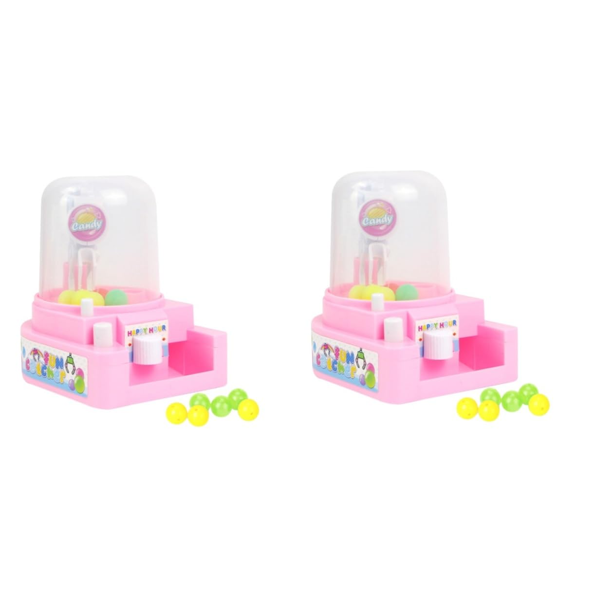**Toyvian 2-Pack Mini Candy Grabber Claw Machine - Adjustable Crane Game for Kids, Fun Prize Catcher Toy for Boys & Girls - Perfect for Birthday Parties, Arcades, and Family Game Nights**