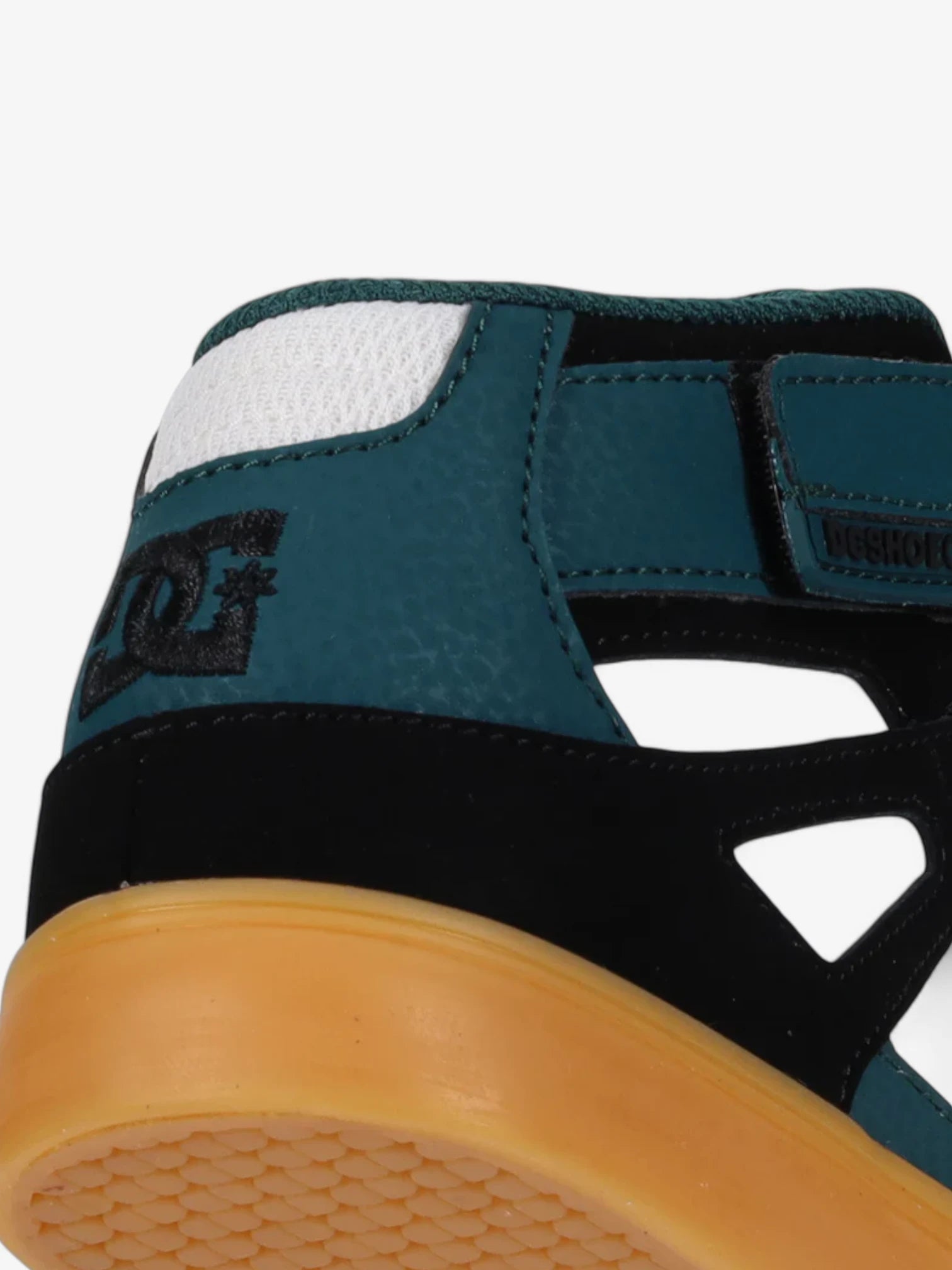 DC Pure Hi Top EV Skate Shoes for Boys - White, Green & Black - High Top Sneakers for Skateboarding & Casual Wear
