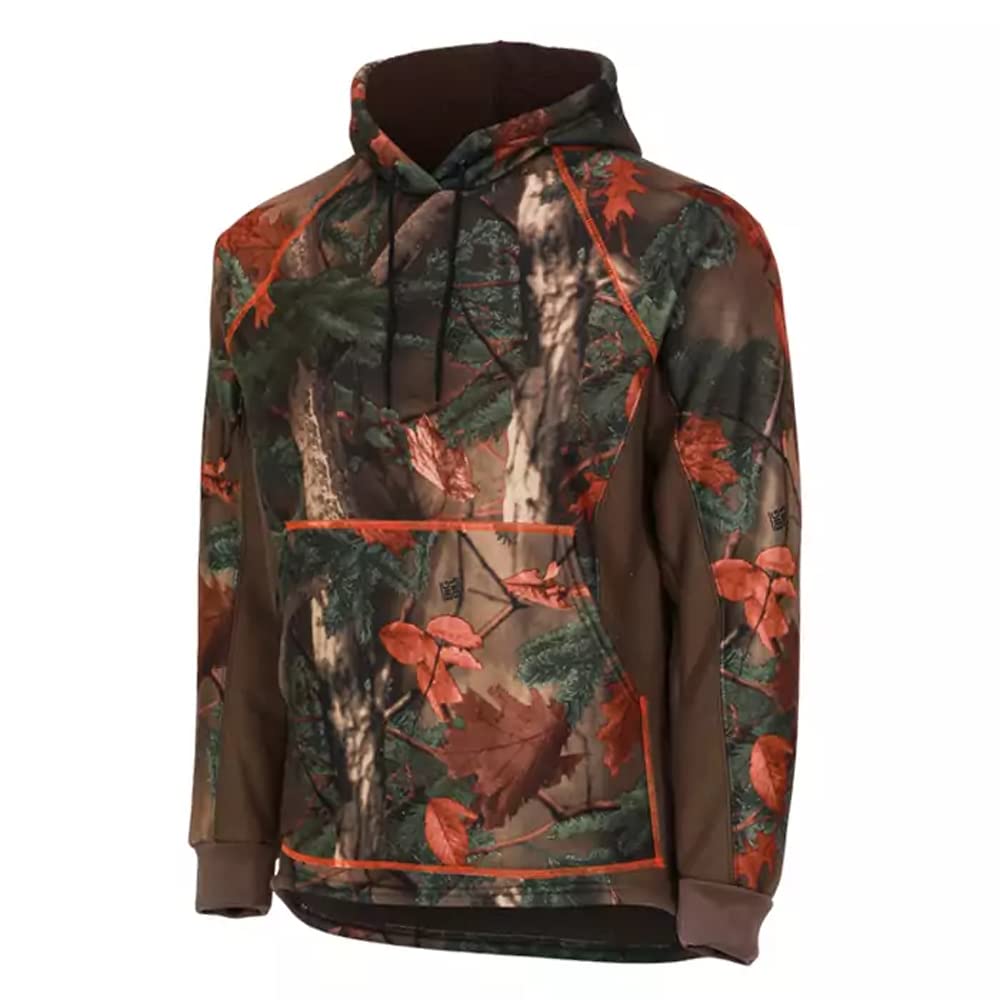 Big Bill BBH20 Men's Sherpa Lined Softshell Hoodie - Warm Winter Jacket with Fleece Lining for Outdoor Activities (Large, ILL) - Perfect for Hiking, Camping & Cold Weather Wear