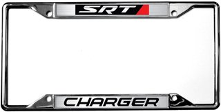 Eurosport Daytona License Plate Frame - Compatible with Dodge SRT & Charger - Durable & Stylish Car Accessory for Customization & Protection