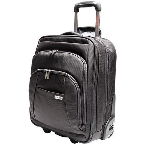 Codi C9035 Rolling Laptop Case for 17.3 Inch Laptops - Durable Travel Laptop Bag with Wheels, Black - Perfect for Business Trips, Airplane Travel & Daily Commute