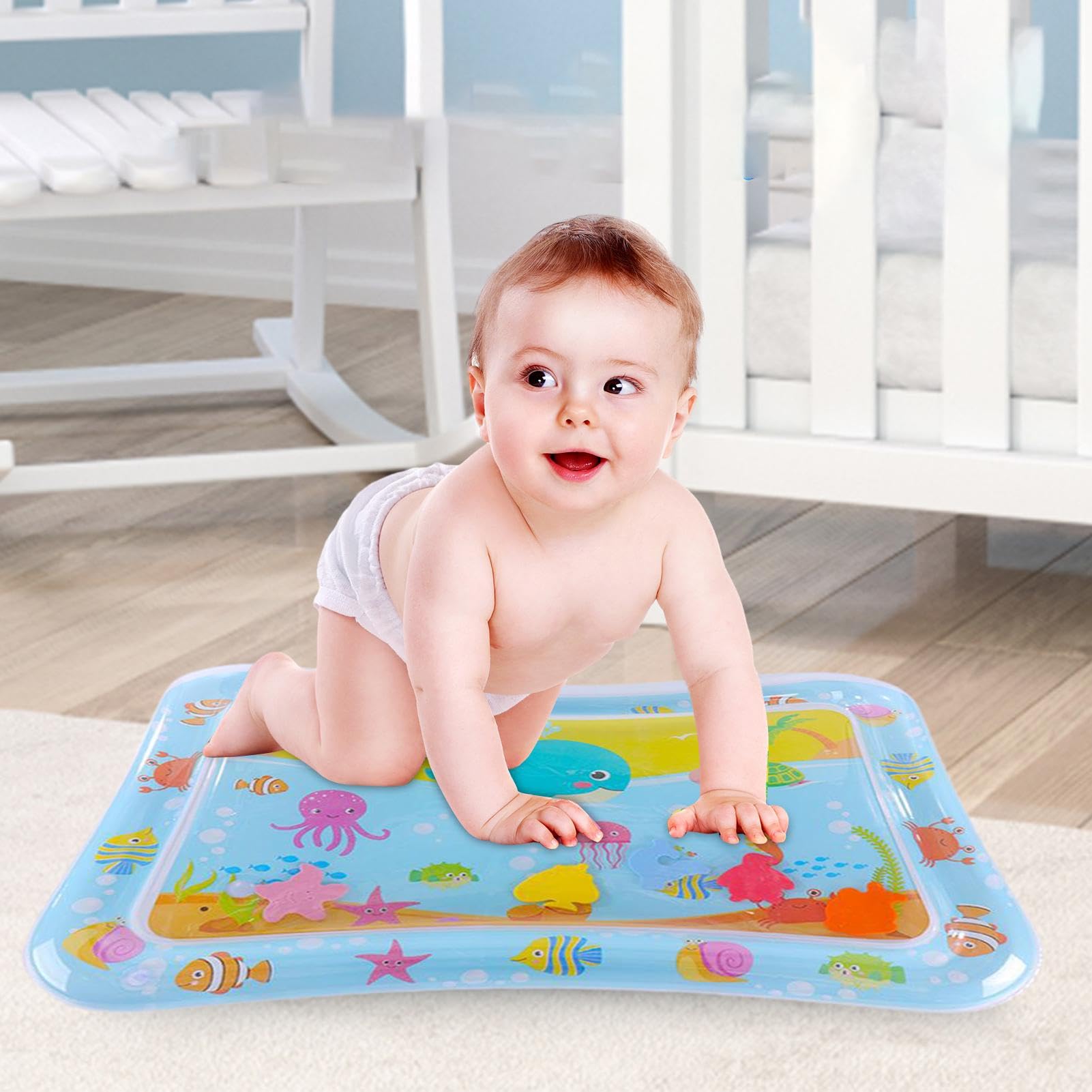 Inflatable Sea Sensory Play Mat for Kids - Large Water Activity Toy for Sensory Development & Playtime Fun