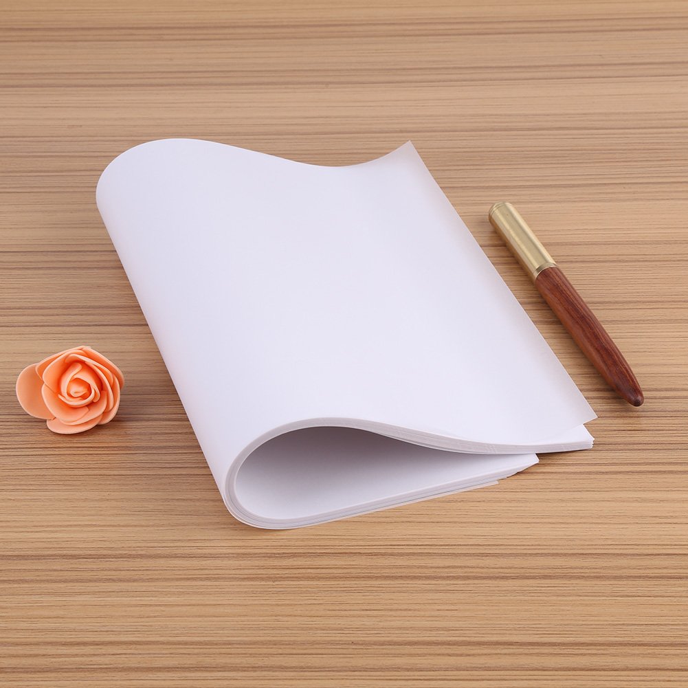 Premium Tracing Paper for Drawing - 100Pcs Translucent Vellum Paper, Carbon Copy & Calligraphy Paper - Acid-Free, Fade-Resistant - Perfect for Artists, Architects & Craft Projects