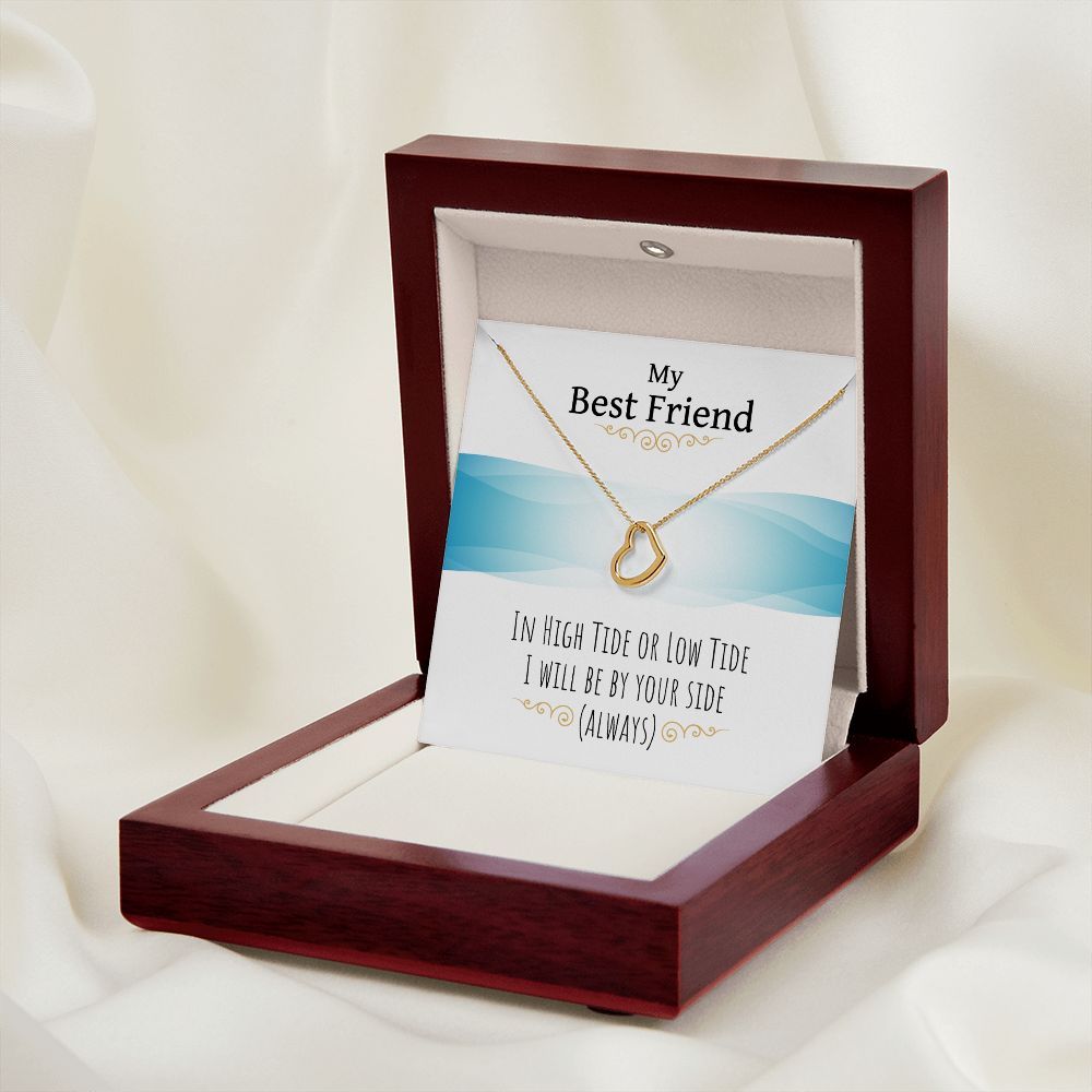 Best Friend Necklace - Heart Pendant Jewelry for Women, Birthday Gift, Friendaversary Gift, Christmas Gift - Perfect for Anniversaries, Valentine's Day & Special Occasions