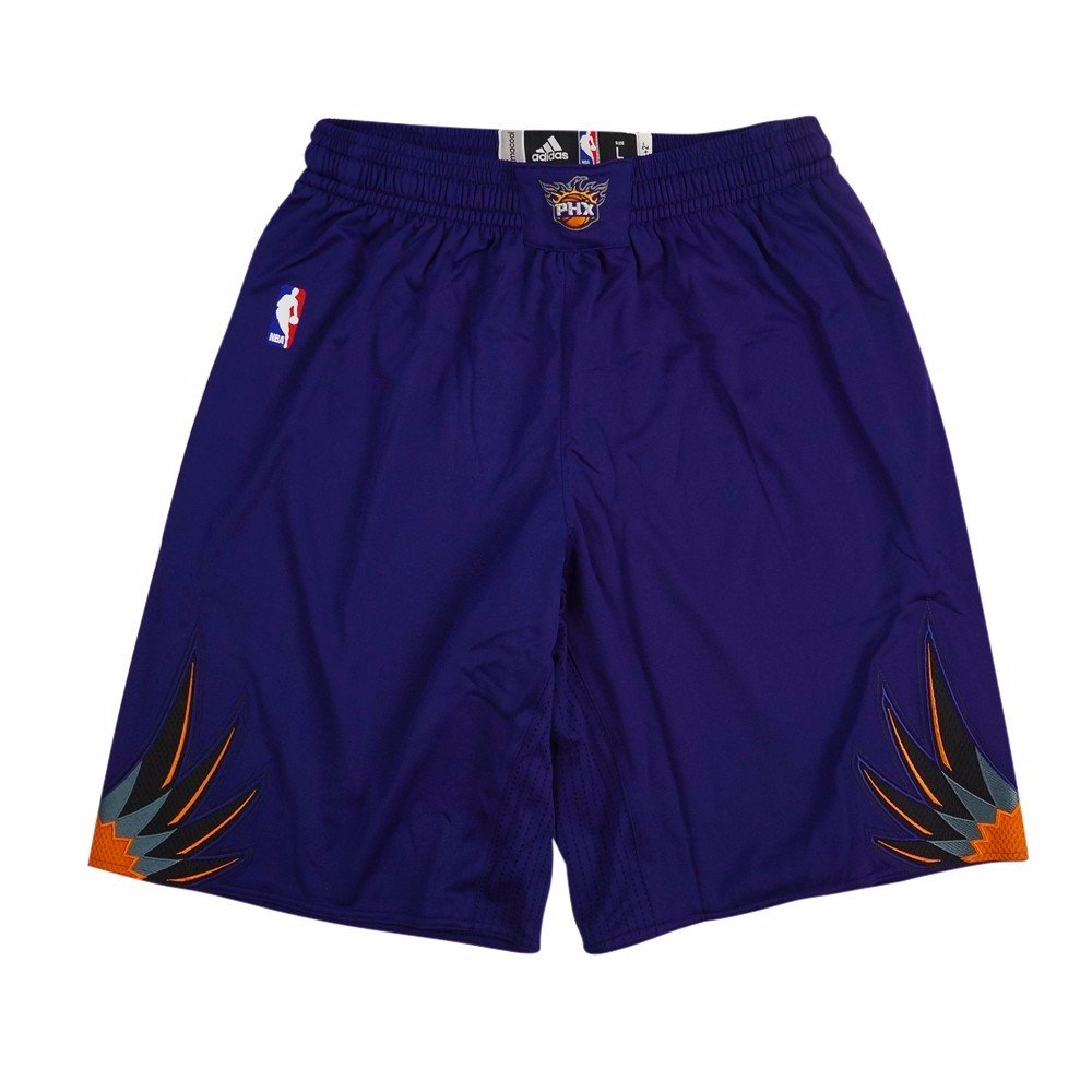 Adidas Phoenix Suns NBA Purple Authentic On-Court Climacool Men's Basketball Shorts - Moisture-Wicking Performance for Game Day & Casual Wear