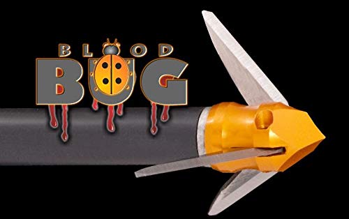Blood Bug Fixed Blade Air Bow Broadhead - High Precision Hunting Broadheads for Crossbows & Compound Bows - Perfect for Deer, Turkey & Small Game Hunting