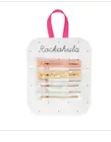 Pastel Retro Acrylic Clips - 24 Pack Aesthetic Office Supplies for Scrapbooking, Planner Organization & DIY Crafts - Cute Kawaii Stationery for School, Home & Gift Giving