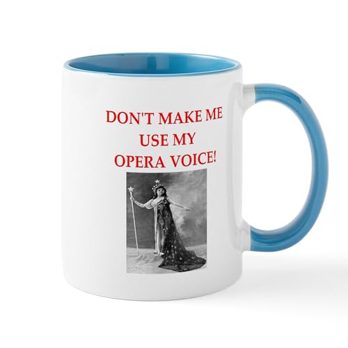 White/Blue Inside - OPERA Mugs