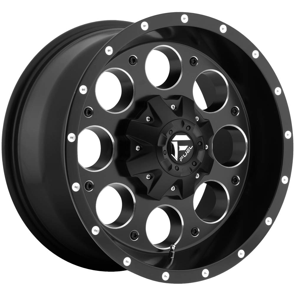 Fuel Off-Road D525 17x9 5x5.0/5.5 Black Matte Wheel -12mm Offset - D52517905745 - Perfect for Jeep Wrangler, Toyota Tacoma & Off-Road Trucks