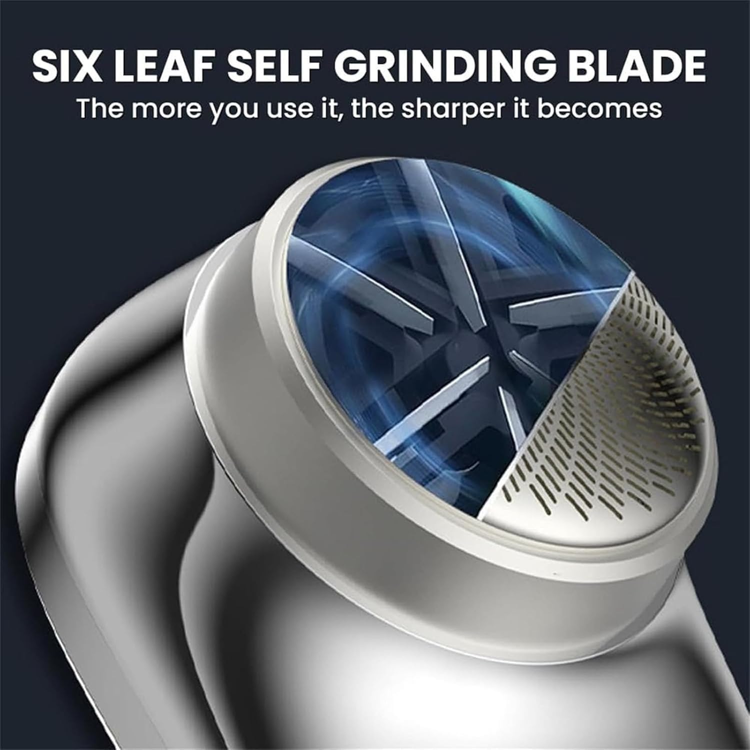 Blitzpro Mini Electric Shaver for Men - 2024 Upgraded Portable USB Rechargeable Wet/Dry Shaver - Compact Travel & Gym Razor - Silver (Perfect for Business Trips, Gym Bags & Daily Grooming)