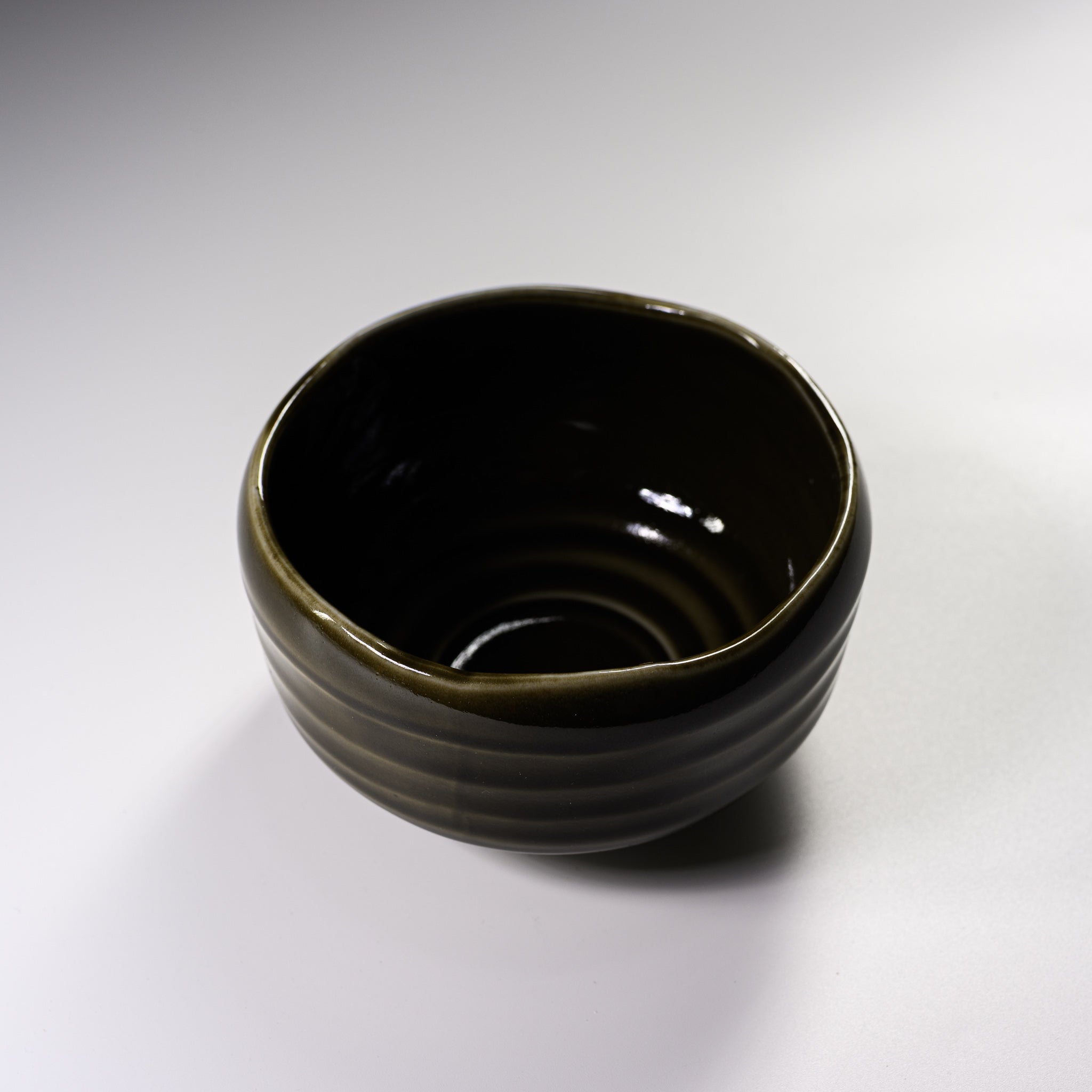 Premium Matcha Bowl Set - Handcrafted Olive Green Ceramic Tea Cup for Japanese Tea Ceremony | Perfect for Matcha, Green Tea, Zen Meditation & Home Decor