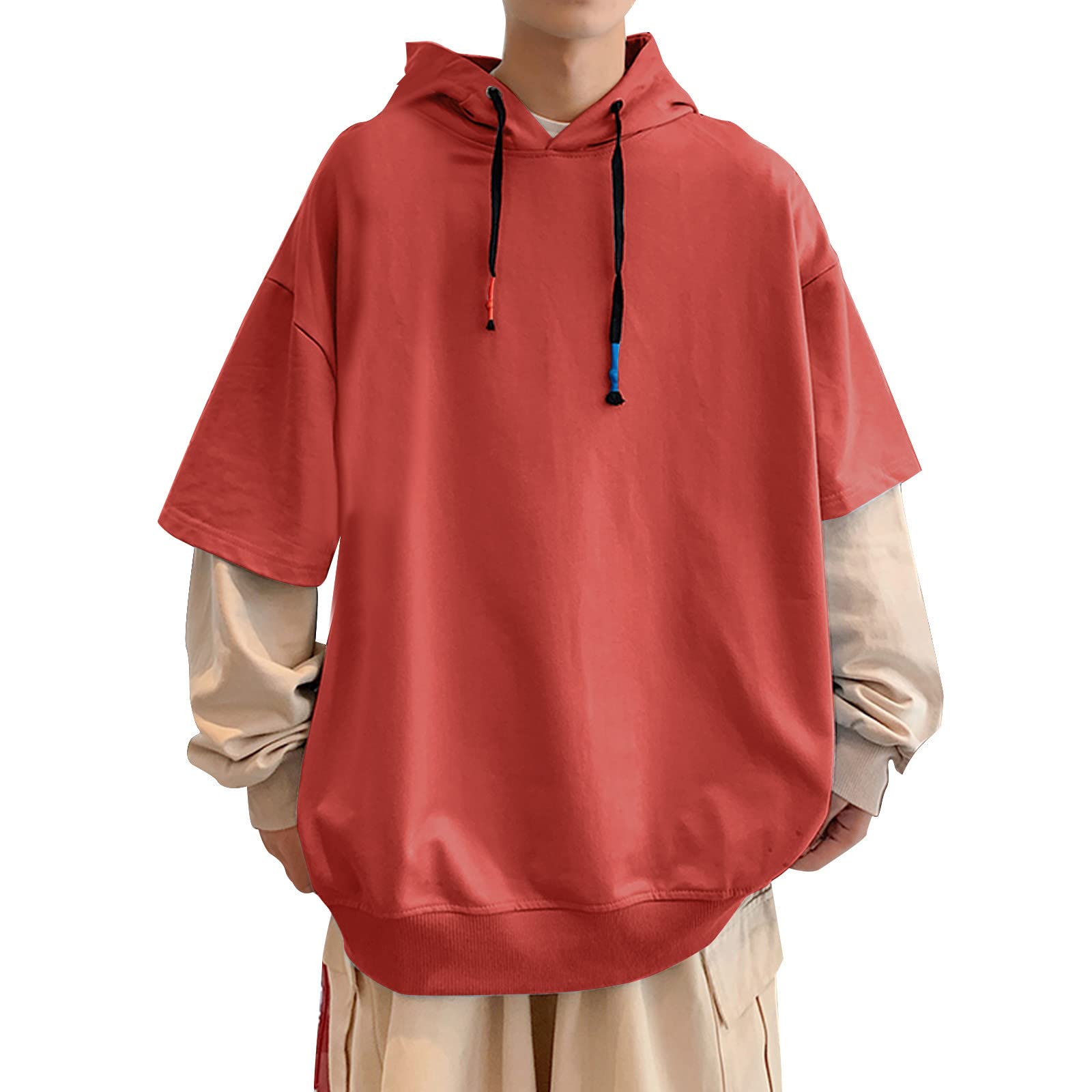 Men's Slim Fit Graphic Hoodie - Lightweight Zip Up Casual Long Sleeve Pullover with Kangaroo Pocket | Streetwear, Gym, Outdoor Activities
