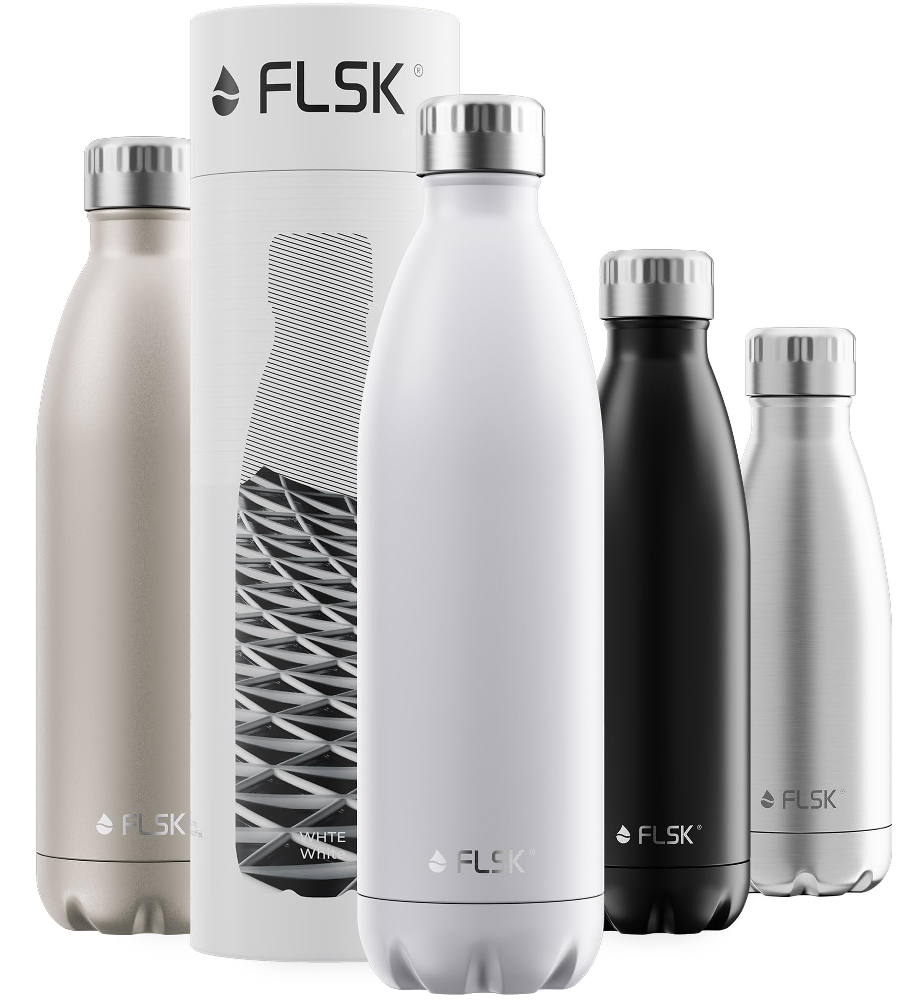 Premium Stainless Steel Vacuum Insulated Water Bottle - 18hr Hot & 24hr Cold Retention, BPA-Free, Rustproof - Ideal for Carbonated Drinks, Outdoor, Gym, Hiking & Travel