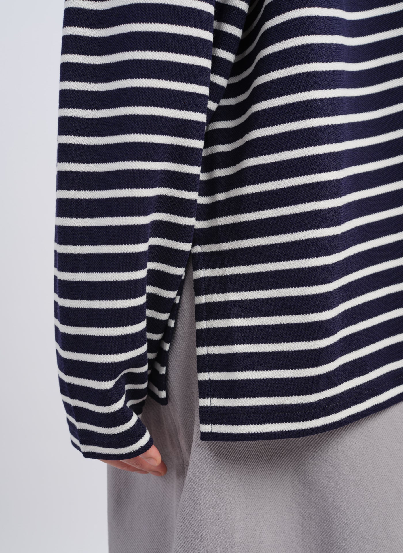 Jacquard Long Sleeve Border Top Women's Elegant Blouse - Perfect for Office Wear, Date Night & Special Occasions
