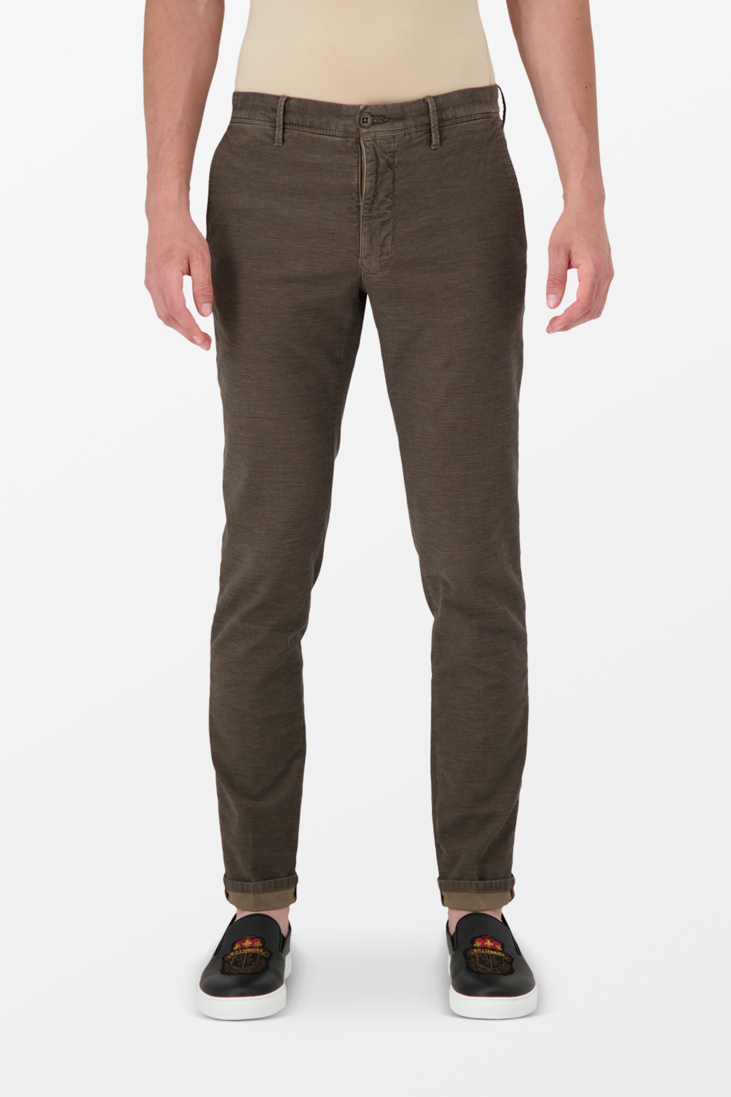 Premium Incotex Brown Dress Pants for Men - Comfortable & Stylish Business Casual Trousers - Perfect for Office, Meetings & Smart Casual Outfits