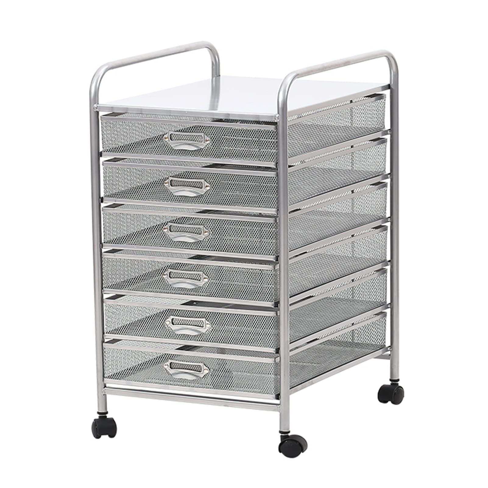 A3 A4 Rolling Storage Cart with Mesh Drawers - Multipurpose Mobile File Organizer for Office, School, and Home - Perfect for Tools, Scrapbooking, Paper Storage, and Workspace Organization
