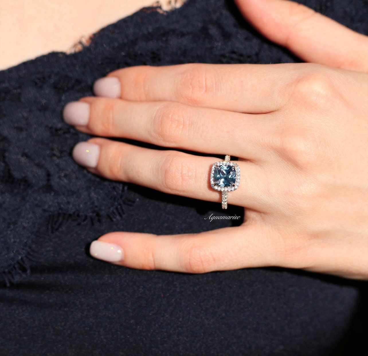 Belle Alexandrite Ring Sterling Silver - Elegant Gemstone Jewelry for Women, Perfect for Engagement, Wedding & Special Occasions