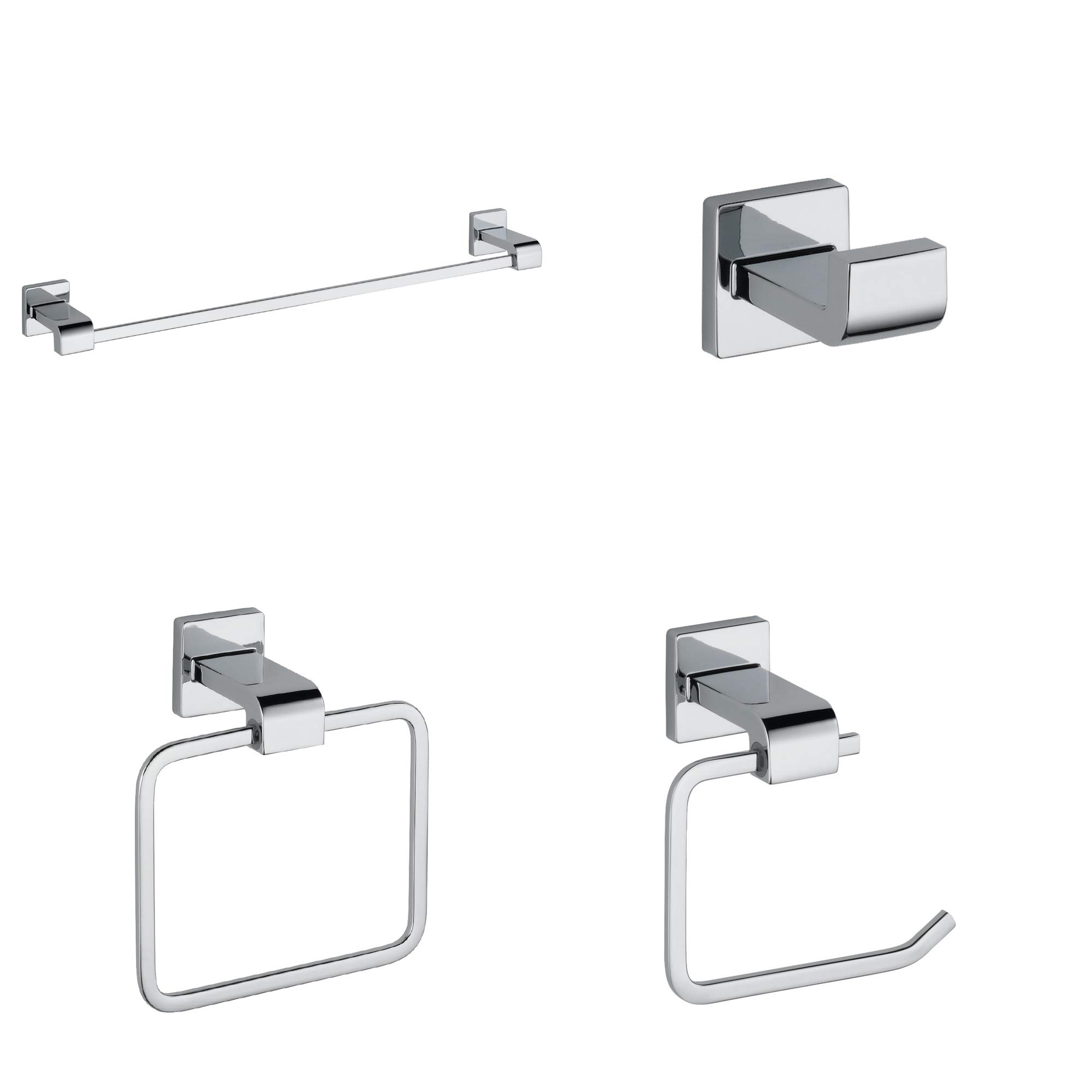 Delta Ara 4-Piece Bathroom Hardware Set - 24