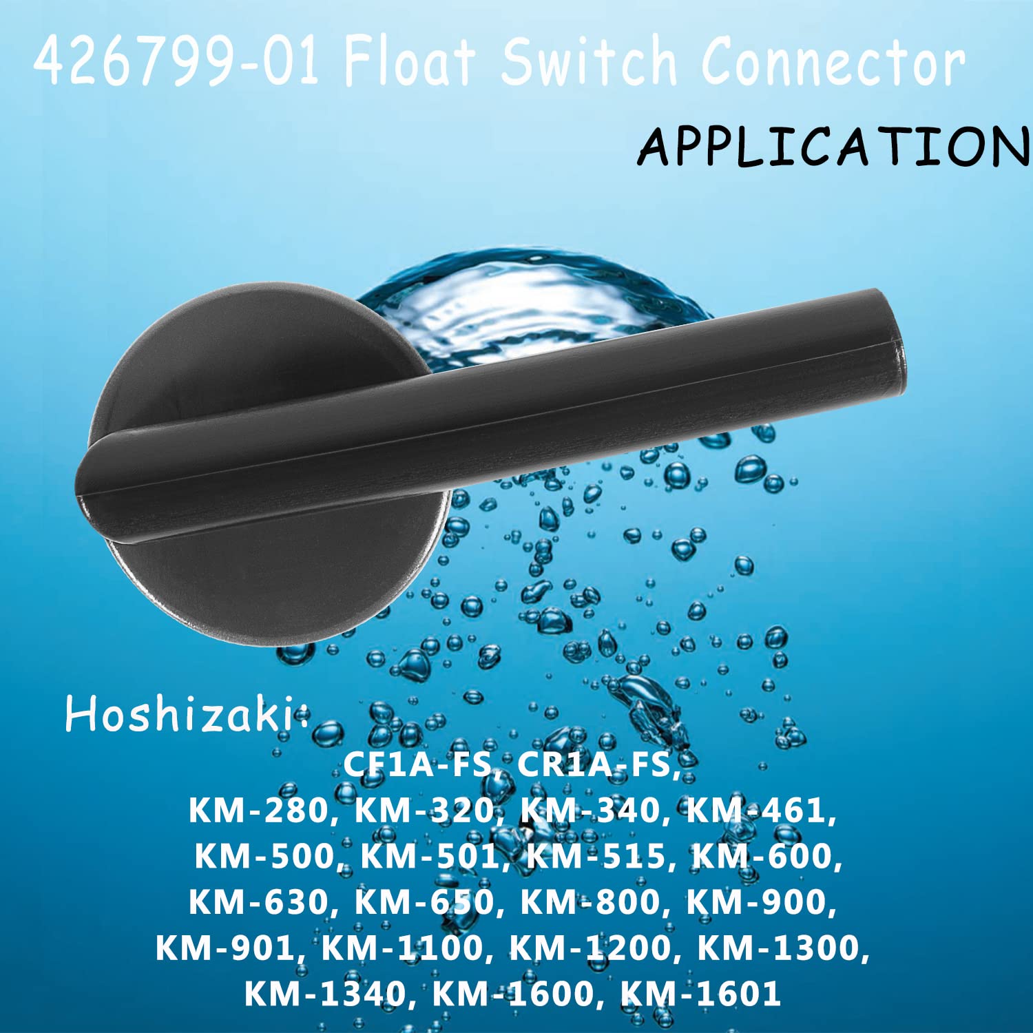 Hoshizaki Ice Maker Float Switch Connector, Rubber Boot & Hose Replacement Kit - Compatible with 426799-01 - Perfect for Commercial Ice Machines in Restaurants, Bars & Hotels