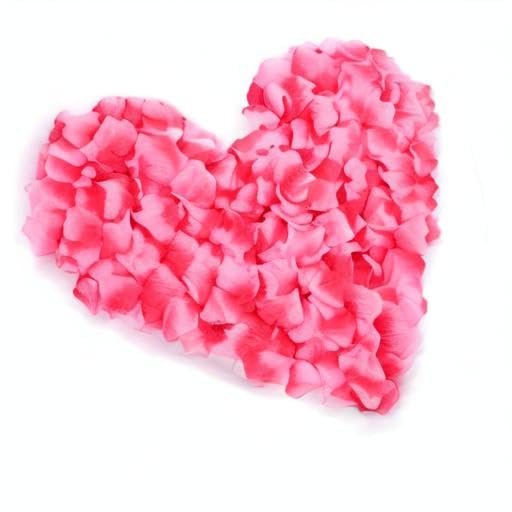2000 PCS Silk Rose Petals - Artificial Flower Wedding Decorations for Romantic Nights, Valentine's Day, Bridal Showers & Anniversary Parties (Rose Pink, Bulk Pack) - Perfect for Table Scatters, Aisle Decor, Photo Backdrops & Romantic Proposals