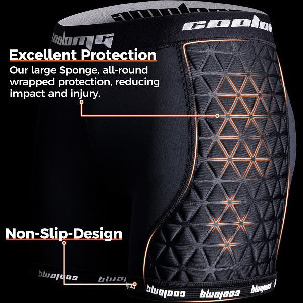 Youth Girls Softball Padded Compression Sliding Shorts - Breathable Protective Base Running Shorts for Baseball & Softball Players - Perfect for Practice, Games & Training Sessions