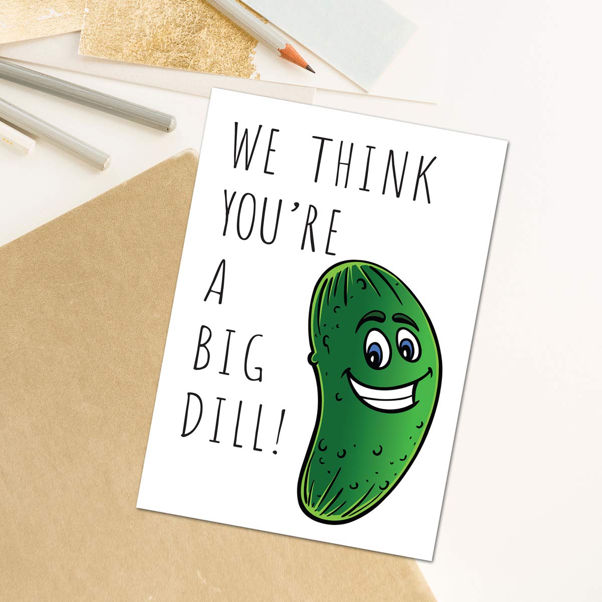 Great Papers!® Big Dill Encouragement Greeting Cards - 3 Pack (6.75