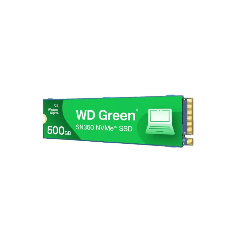 WD SN350 500GB NVMe Internal SSD - High-Speed M.2 Solid State Drive for Gaming, Laptop & Desktop PC Upgrade - Green