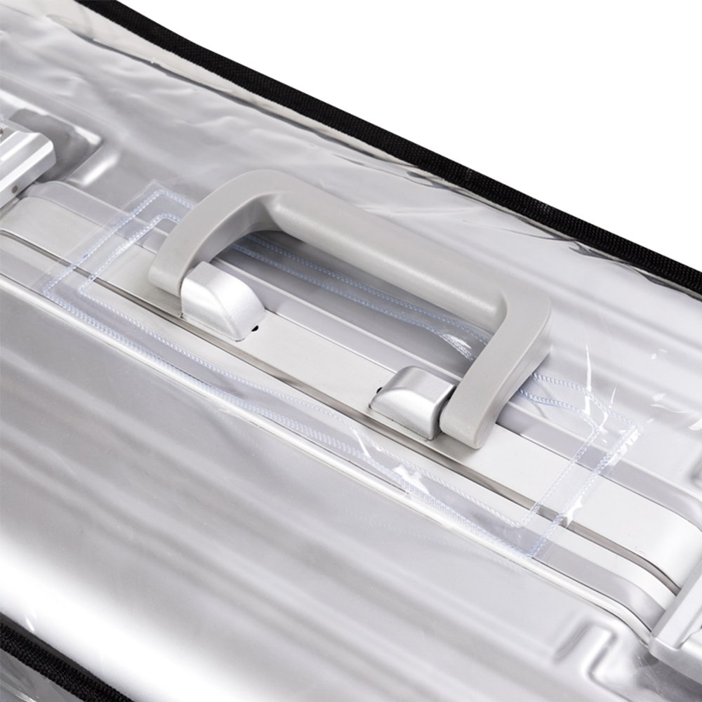Everyfit Clear PVC Waterproof Luggage Cover Protector - 22 Inch Suitcase Protector for Travel, Airplane & Baggage Protection - Durable & Transparent Design for Easy Identification
