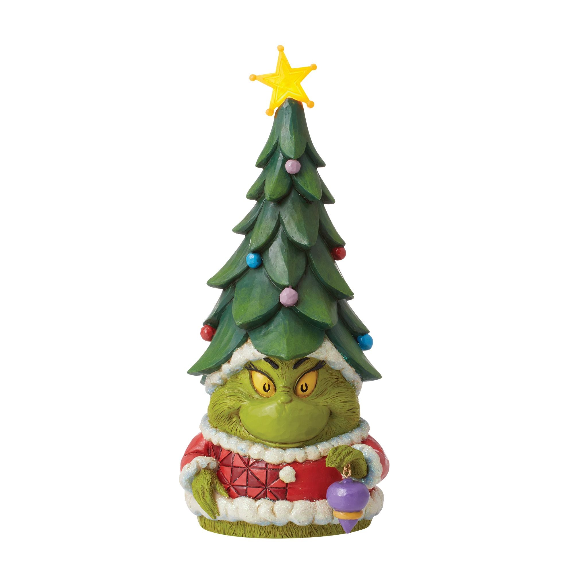 Festive Grinch Christmas Gnome with Tree Hat - Perfect for Holiday Decor, Party Favors & Gift Giving