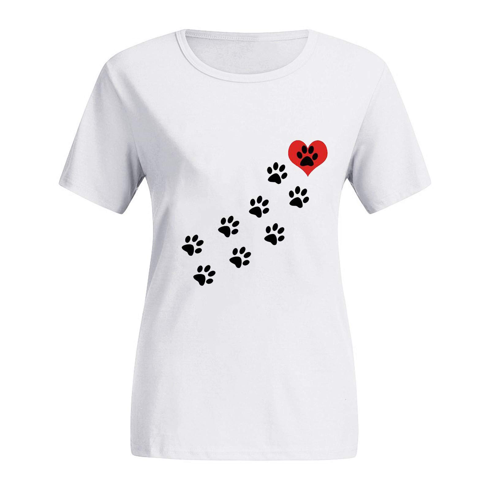Women's Plus Size Summer Graphic T-Shirt - UK Size 16, Crew Neck Short Sleeve Cat Print Festival Tee - Perfect for Casual Wear, Beach Outfits & Music Festivals