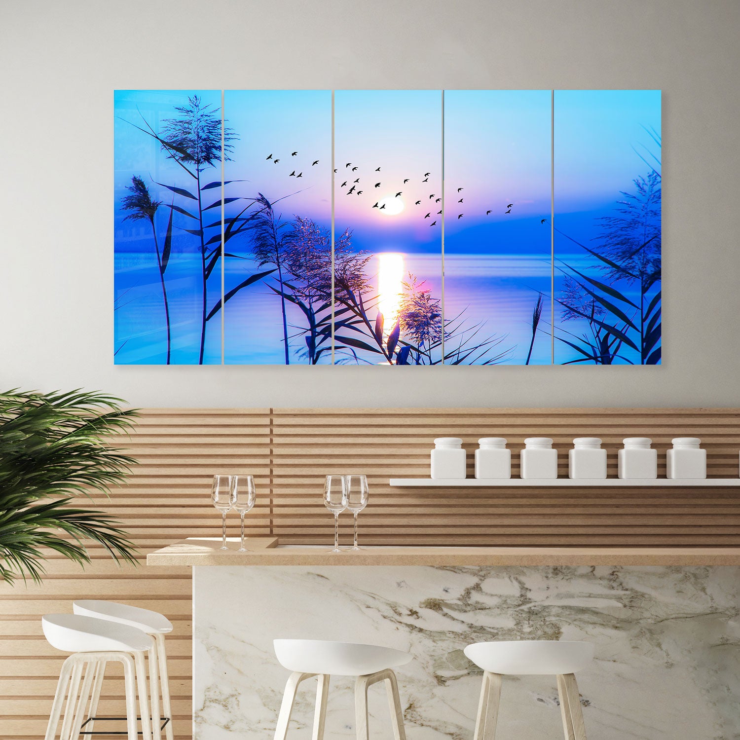 Deep Sunset - Stunning Sunset Photography Wall Art for Home & Office Decor | Perfect for Living Rooms, Bedrooms & Offices