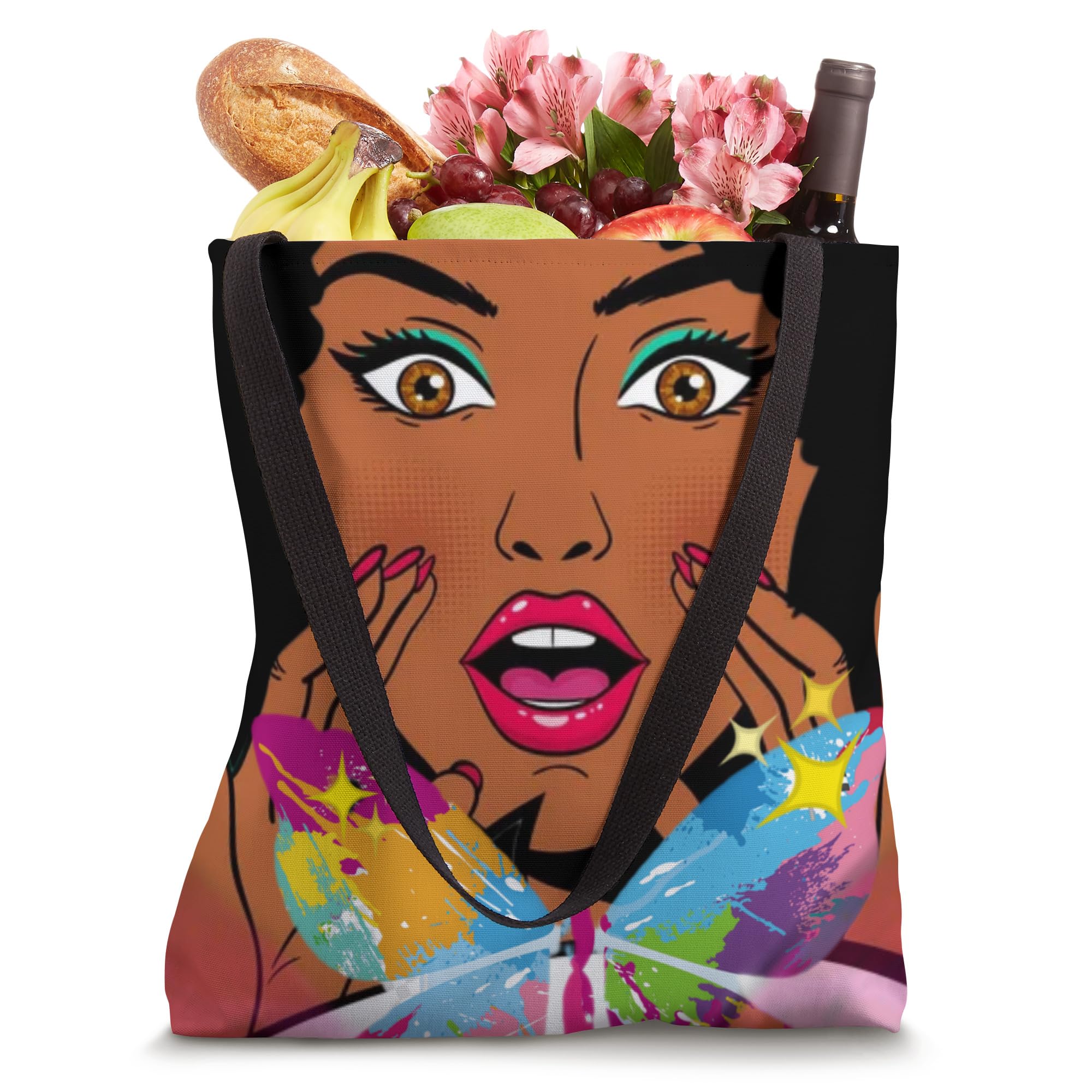 Eastdalfashion Stylish Butterfly Print Tote Bag for Women - Lightweight & Spacious Handbag for Work, Travel, and Shopping