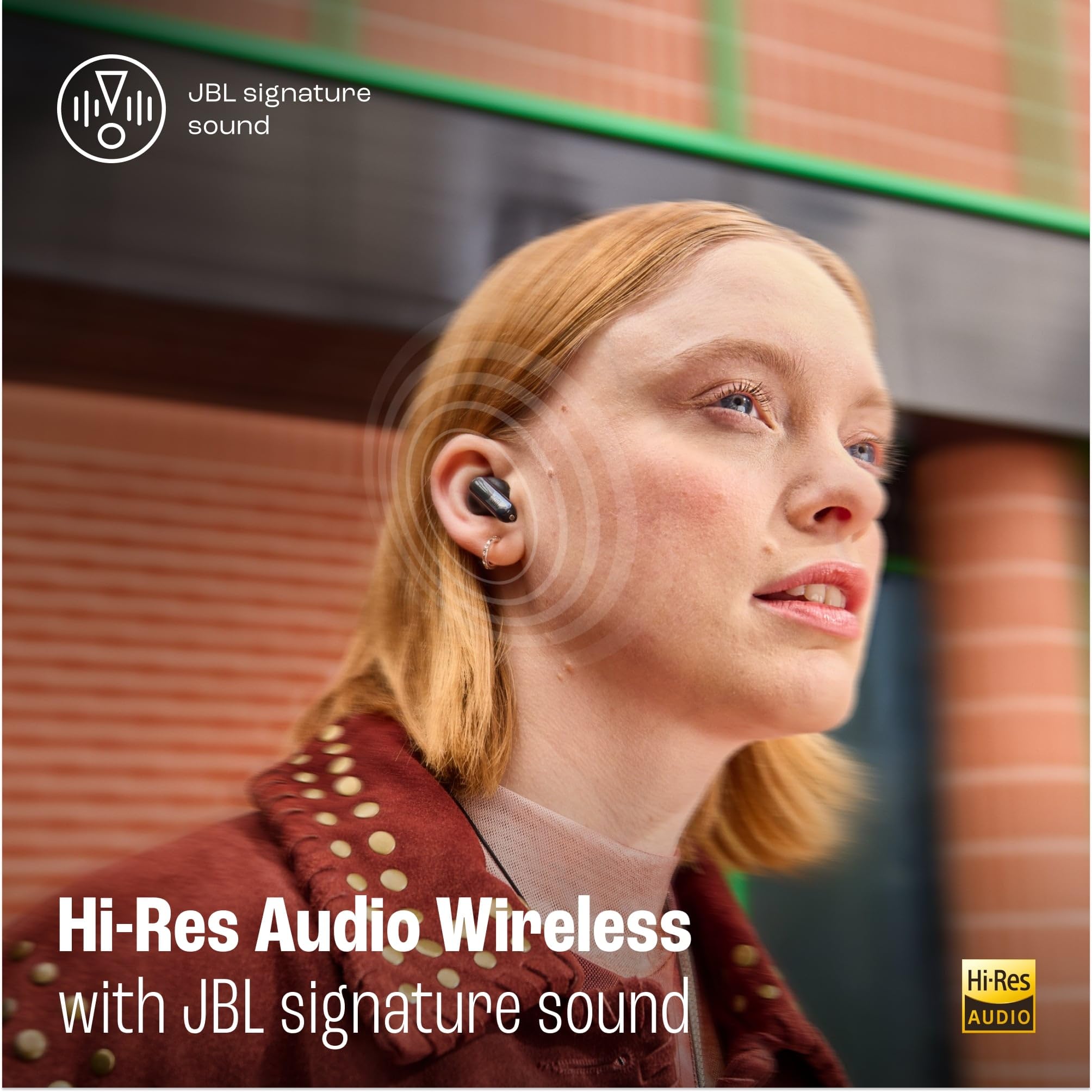 JBL Live Flex 3 Wireless Bluetooth Earbuds - 50H Battery, True Adaptive Noise Cancelling, Hi-Res Audio, IP54 Waterproof, Open-Back Stick Design (Blue) | Perfect for Gym, Commuting & Travel