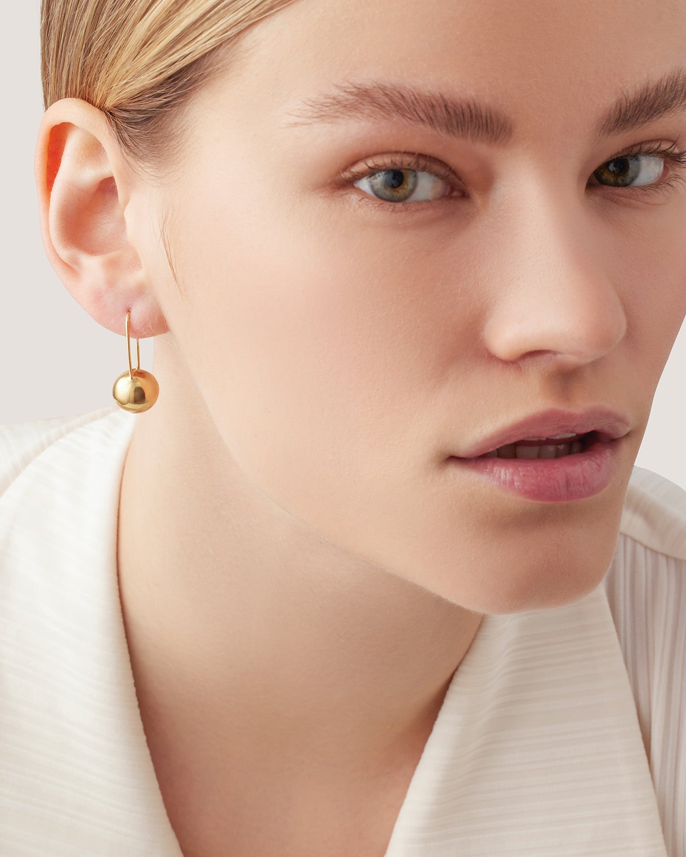 Celeste Earrings for Women - Elegant Silver Hoop Earrings with Cubic Zirconia, Perfect for Everyday Wear & Special Occasions